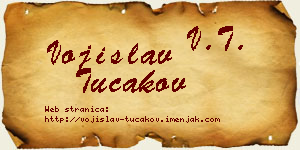 Vojislav Tucakov vizit kartica